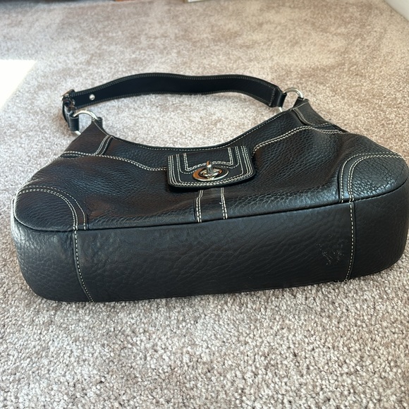 Black Pebbled Coach Purse - Picture 8 of 9